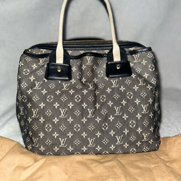 Authentic Pre-Loved Black Monogram Mini Lin Sac Mary Kate, Black - Picture 3 of 5